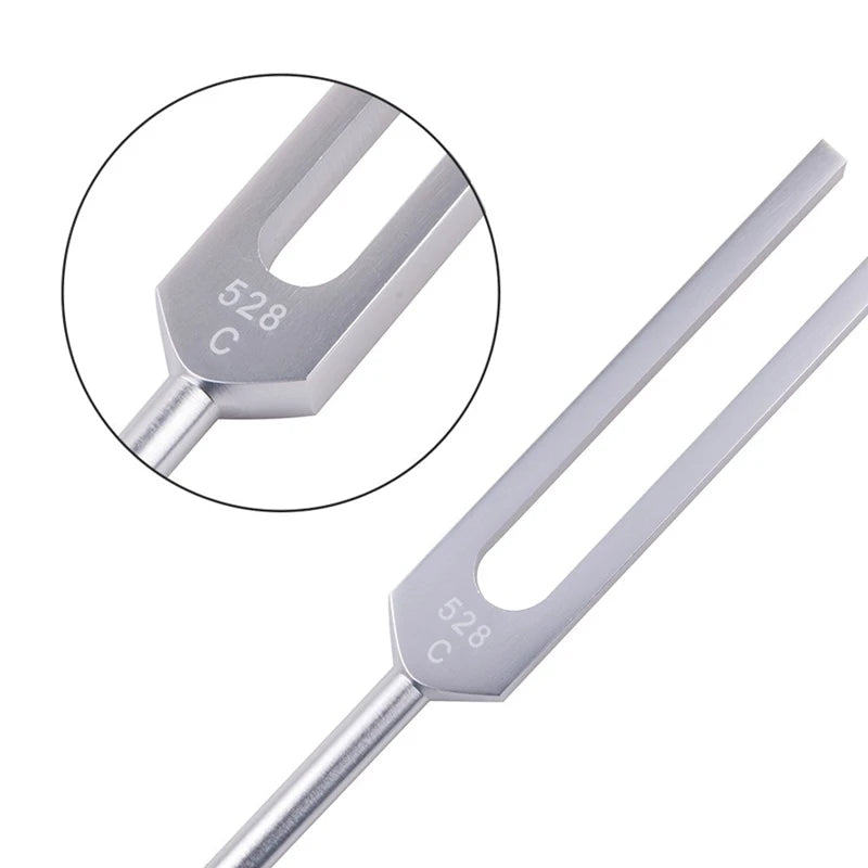 Tuning Fork 528C 528HZ Tuner with Mallet Set for DNA Repair Healing Nervous System Testing Tuning Fork Health Care